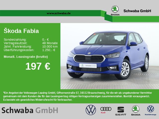 Skoda Fabia Selection 1,0 TSI 70kW *LED*SH*PDC*15"ALU*