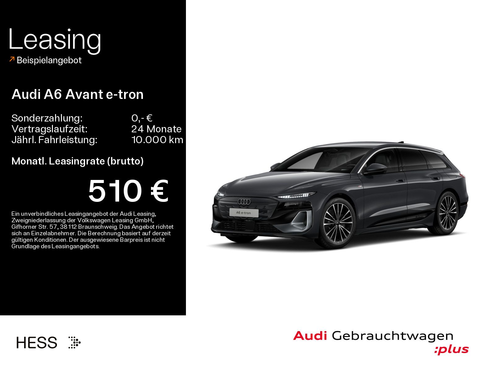 Audi A6 Avant e-tron S-LINE*0,25%*MATRIX*STHZG*LUFT*A