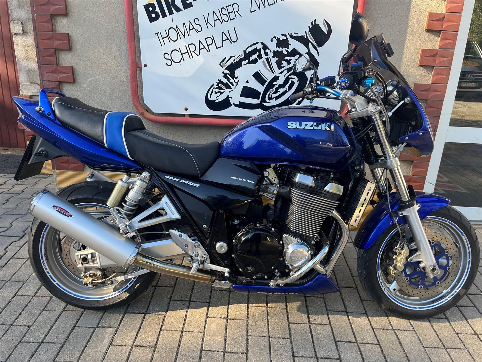 Suzuki GSX 1400 Mit Seitenkoffern , BOS