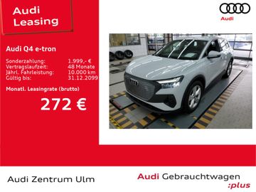 Audi Leasingangebot: Audi Q4 e-tron 40 LED NAVI+ SHZ PDC E-HECKKLAPPE