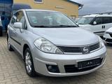Nissan Tiida Acenta, Automatik, TÜV 10.2026 - silberne Nissan Tiida