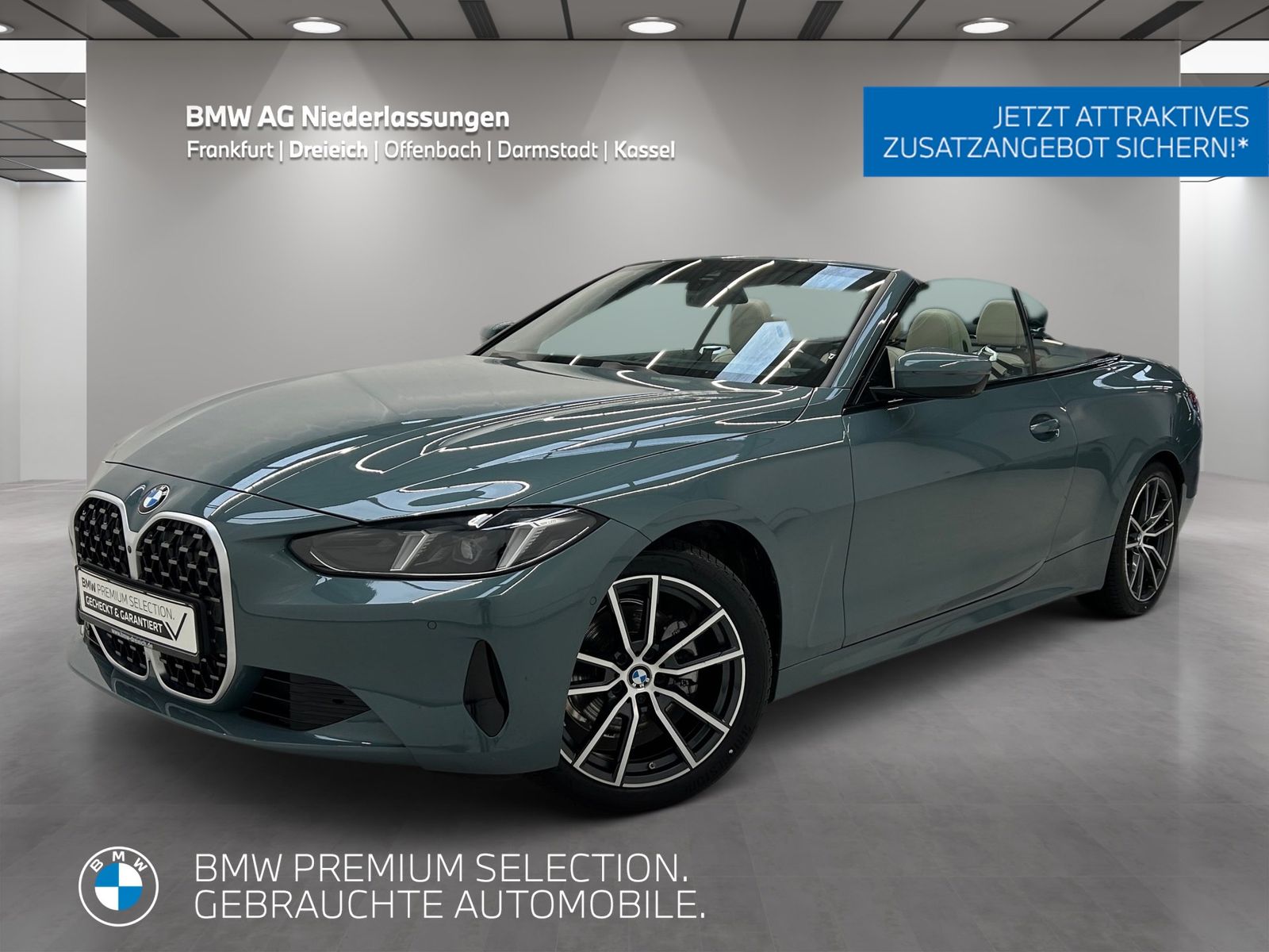 BMW 420i Cabrio AHK LiveCockpitProf Kamera HiFi