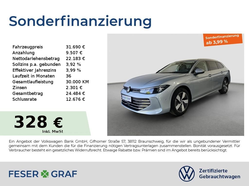 Volkswagen Passat Business 1.5 eTSI AHK 360° SHZ LHZ Navi