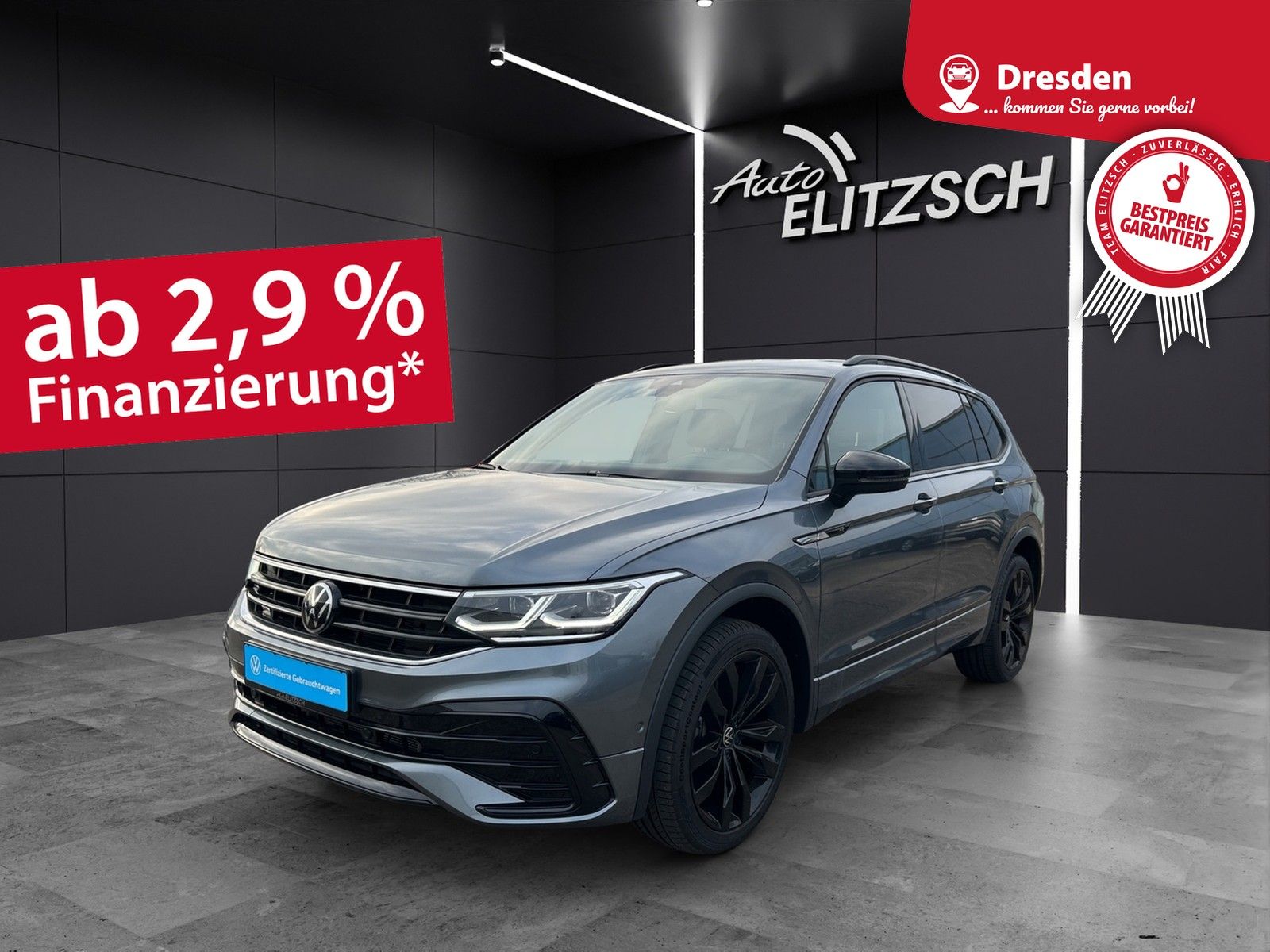 Fahrzeugabbildung Volkswagen Tiguan Allspace R-Line TDI 4M Matrix Navi STHZ A
