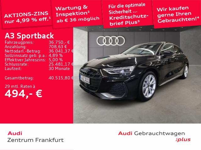 Audi A3 Sportback 35 TFSI S tronic S line LED ACC DAB