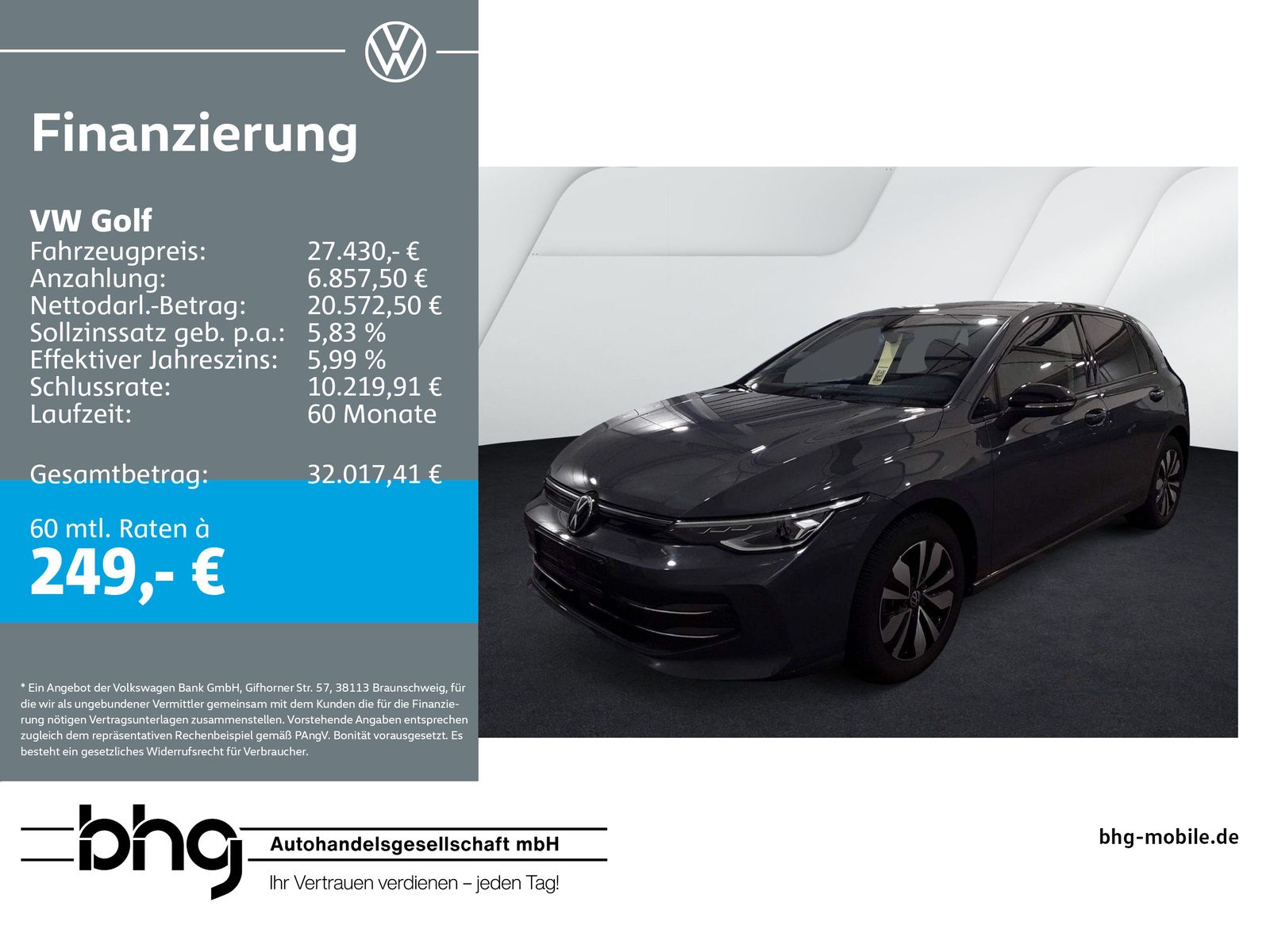 Volkswagen Golf Life 2,0 l TDI SCR