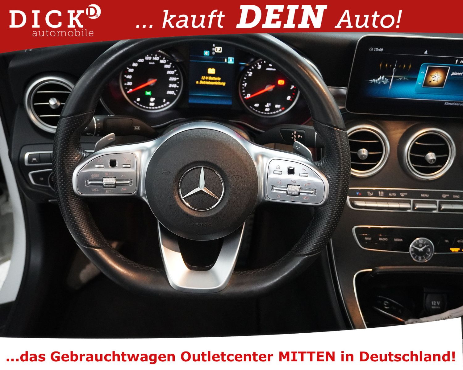 Fahrzeugabbildung Mercedes-Benz C 180 Cabrio 9G 2X AMG AIRSC+KAM+LED+ACC+NAV+SHZ