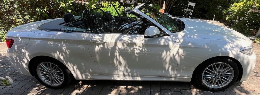 BMW BMW 218 d weiß Cabrio M Sportpaket Navi