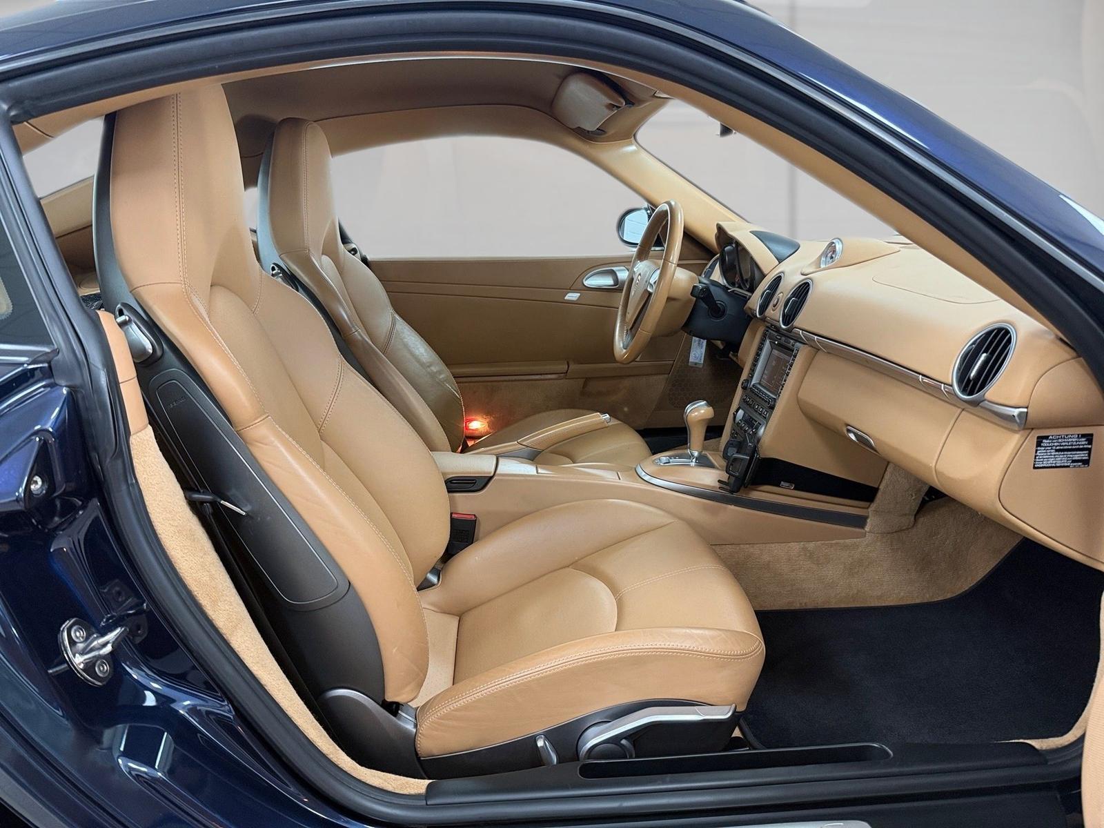 Porsche Cayman S 3.4 Tiptronic S | 295 ch | BVA | Sport Chrono Plus | Cuir beige | GPS | Xénon | Sièges chauffants