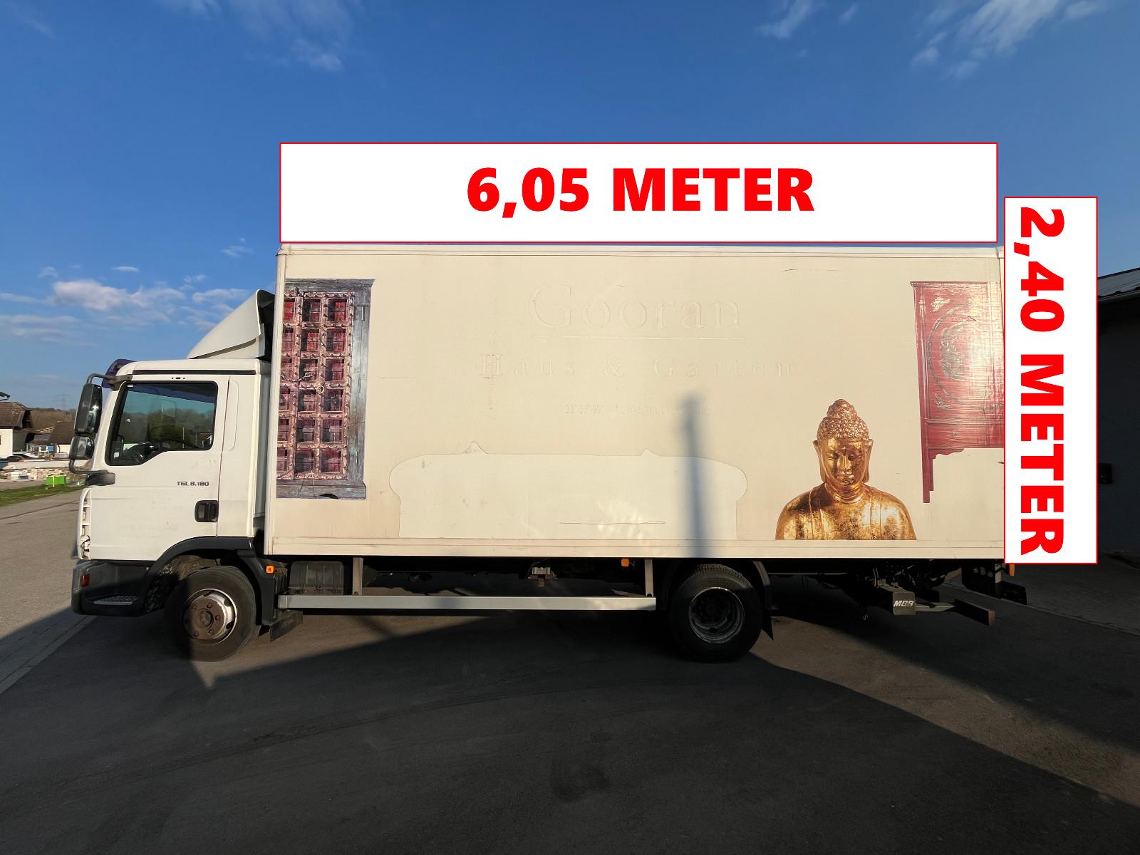 MAN TGL 8.180 KOFFER LBW LUFTFEDERUNG TÜV 08/2026