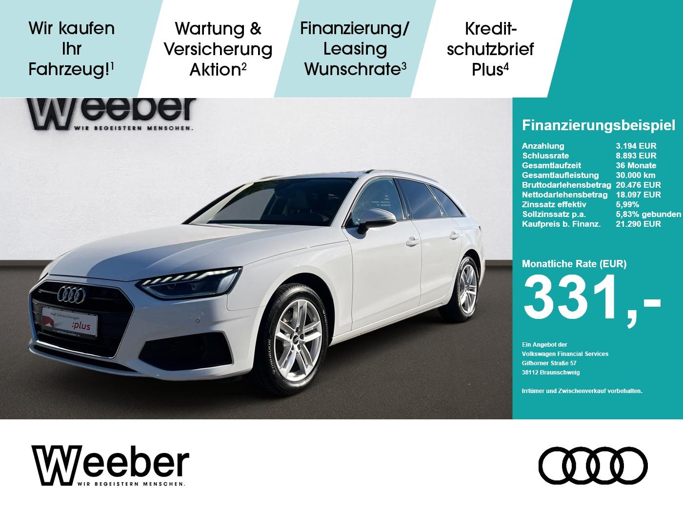 Audi A4 Avant *AHK*KAMERA*PANO*LED*GRA*SHZ*NAVI*17 LM