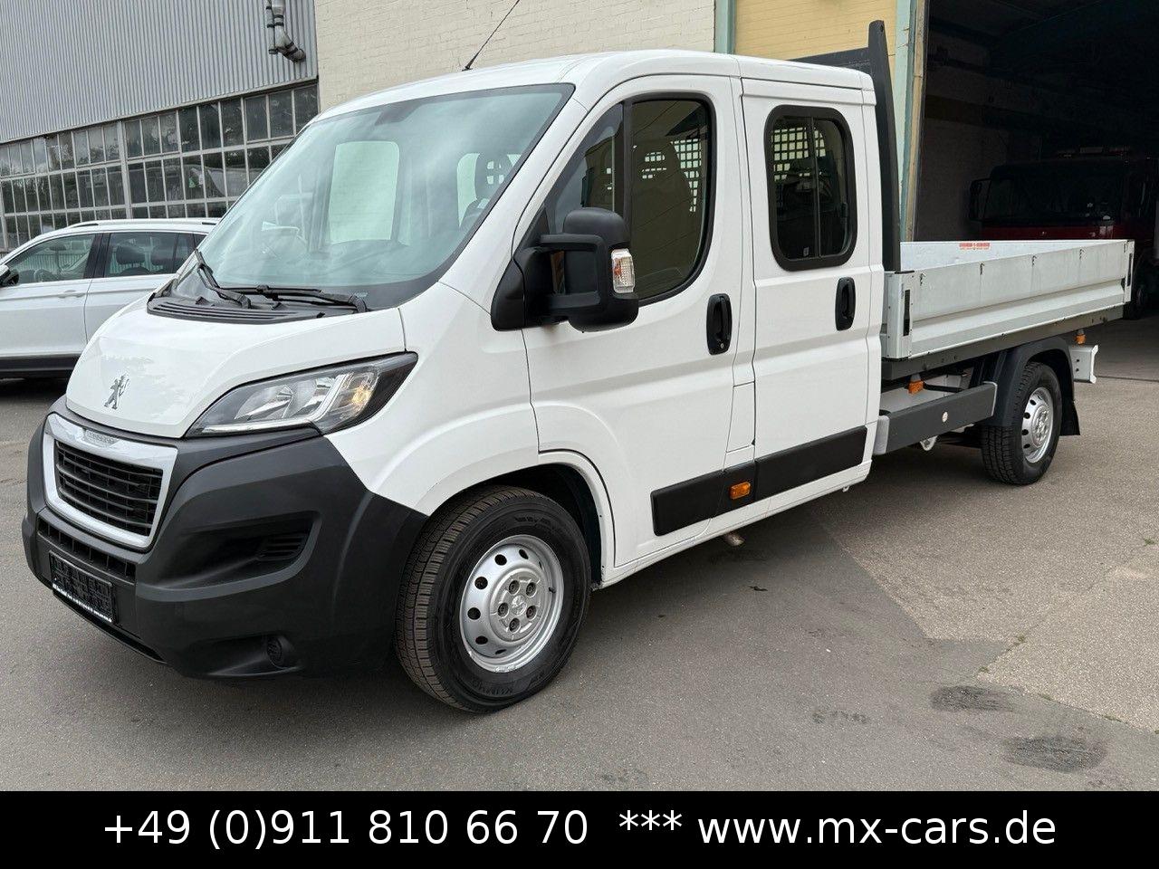 Peugeot Boxer Doka Pritsche LR Klima 7 Sitze 3,5 t