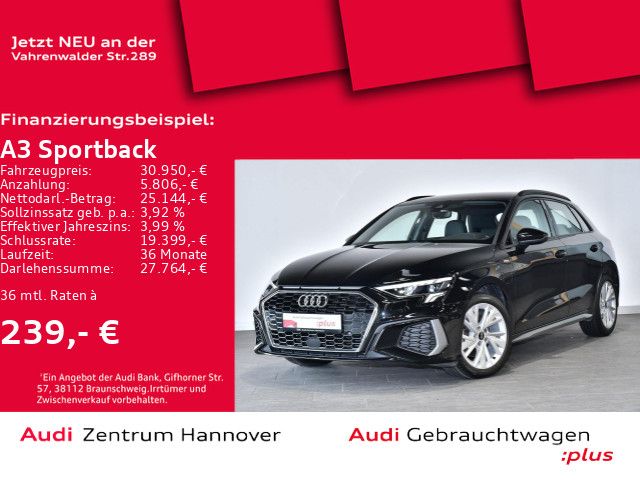 Audi A3 Sportback S line 40 TFSIe LED Navi Kamera vir