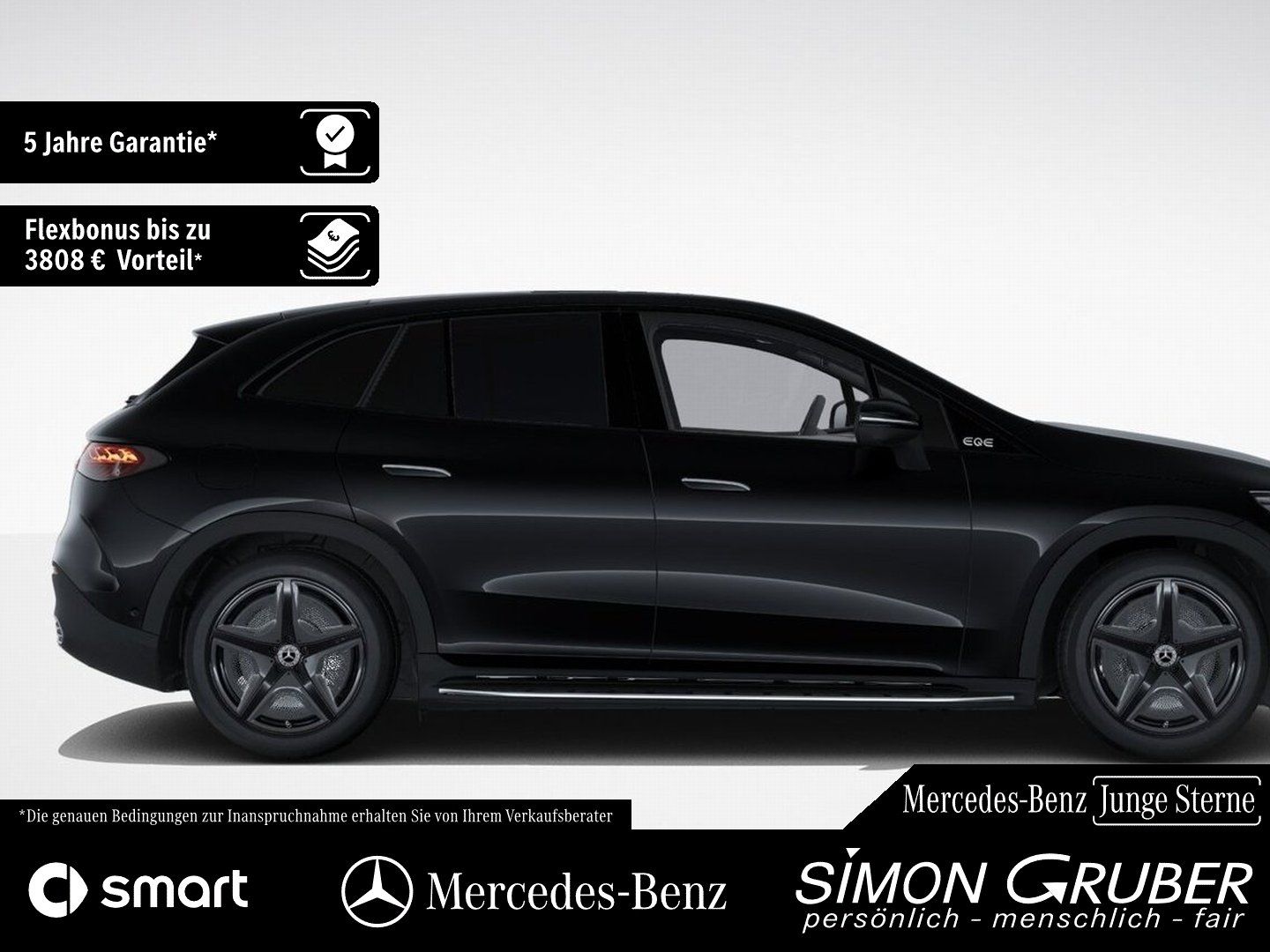Fahrzeugabbildung Mercedes-Benz EQE 350+ SUV AMG Night Pano Airmatic DigiLight