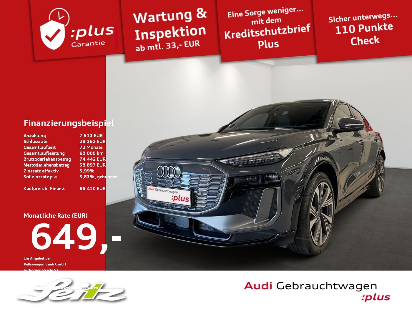 AUDI Q6 e-tron Sportback performance *HEAD-UP*MATRIX*