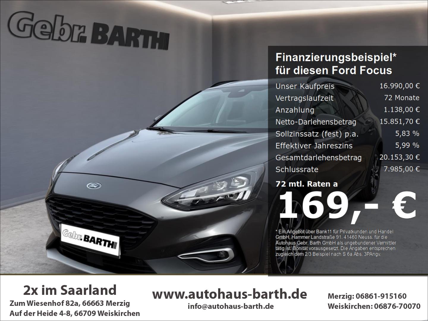 Ford Focus Turnier Active, Winter+Komfort+Designpaket