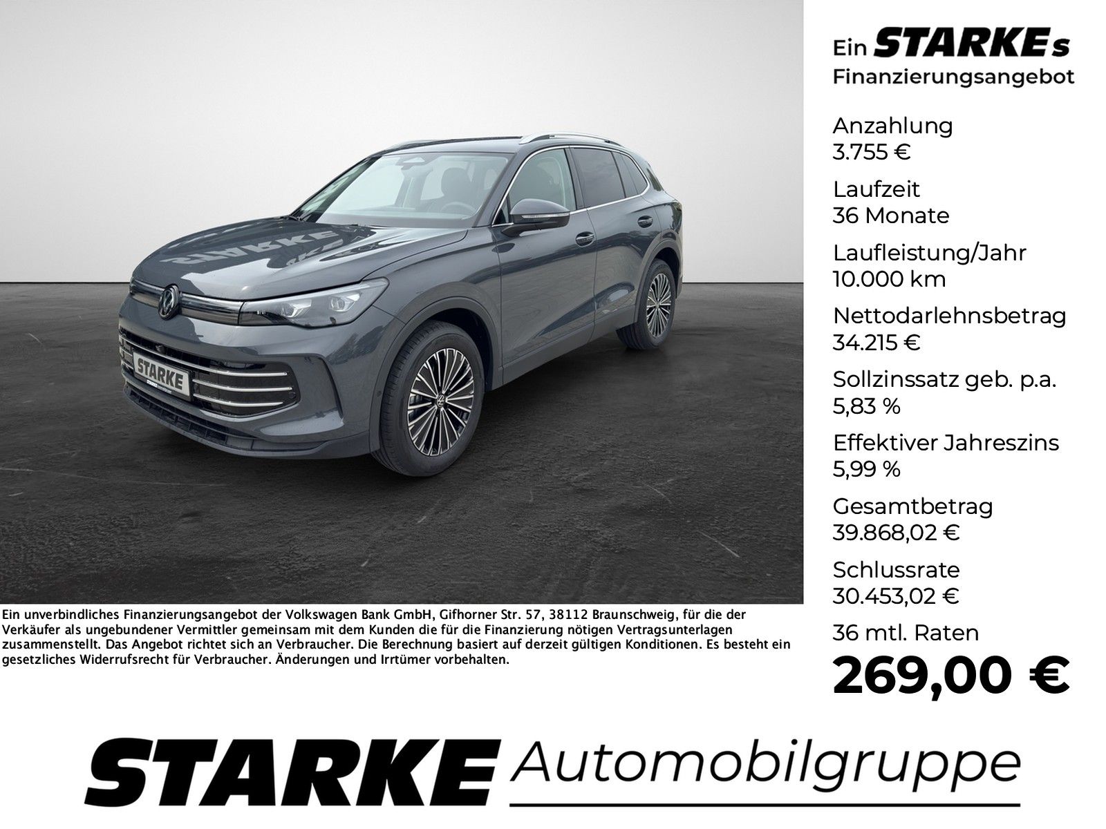 Volkswagen Tiguan 2.0 TDI DSG Elegance  Navi LED Kamera PDC