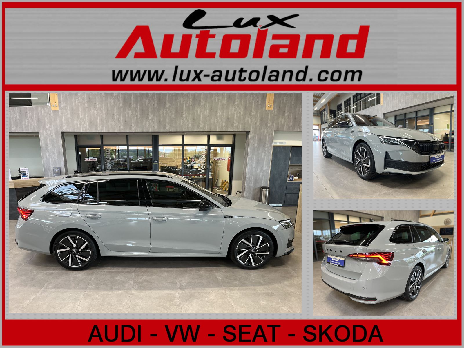 Skoda Octavia Combi 2.0 TDI Sportline AHK 5JG ACC Side