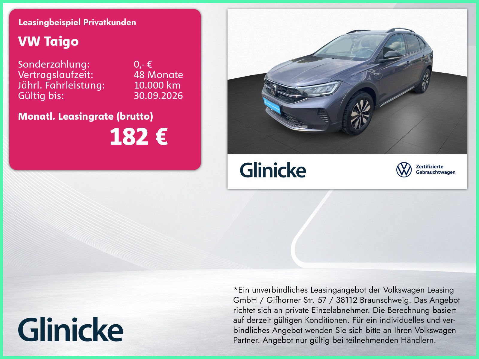 Volkswagen Taigo 1.0TSI Goal Klima Navi LED DAB Sitzheizung