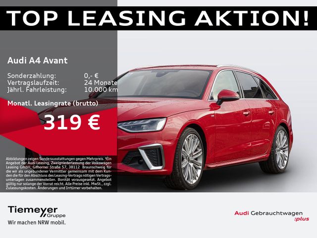 Audi A4 Avant 40 TFSI S LINE BuO LM19 AHK AKUSTIK