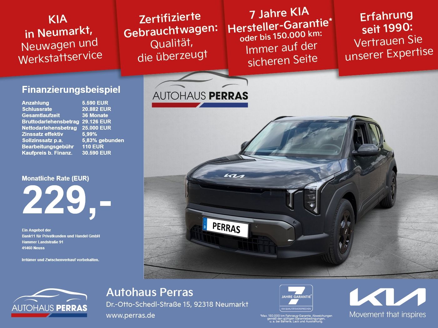 Kia EV2 61 5S AIR WIN WP NAV HDA2 LED+Winterp.+LM