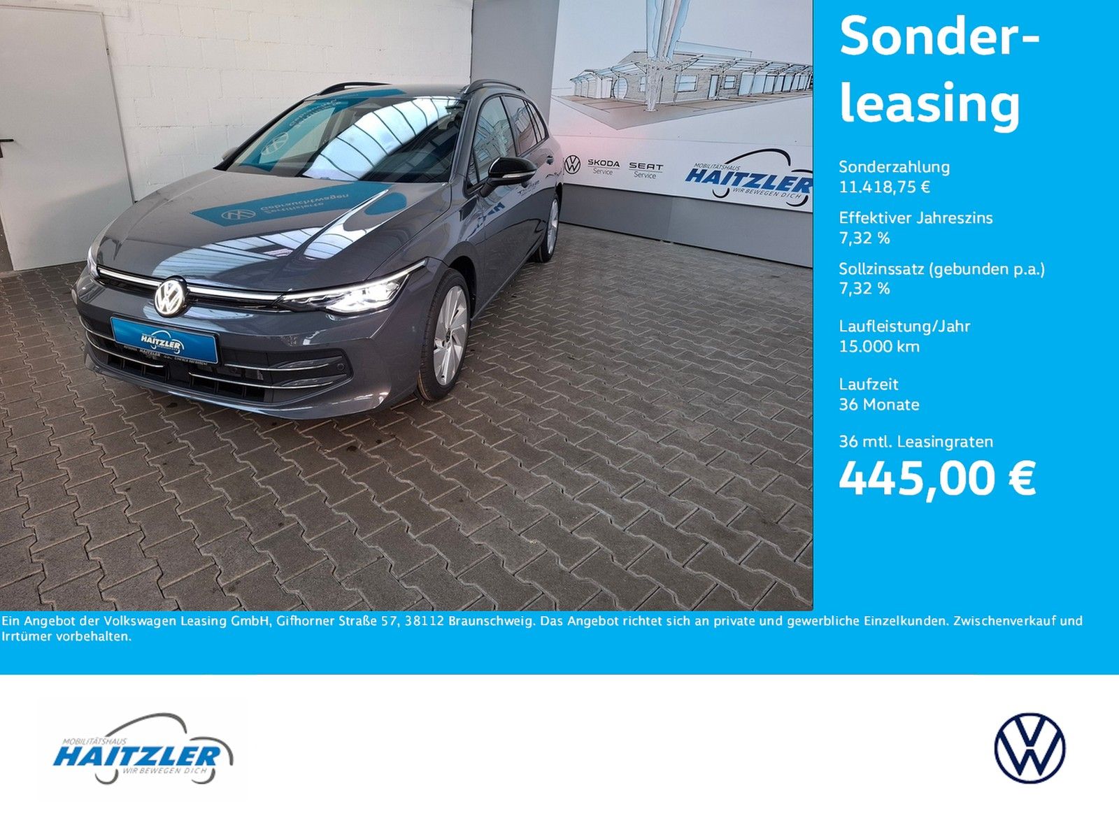 Fahrzeugabbildung Volkswagen Golf VIII Variant 1.5 eTSI 110 kW Energy + Navi