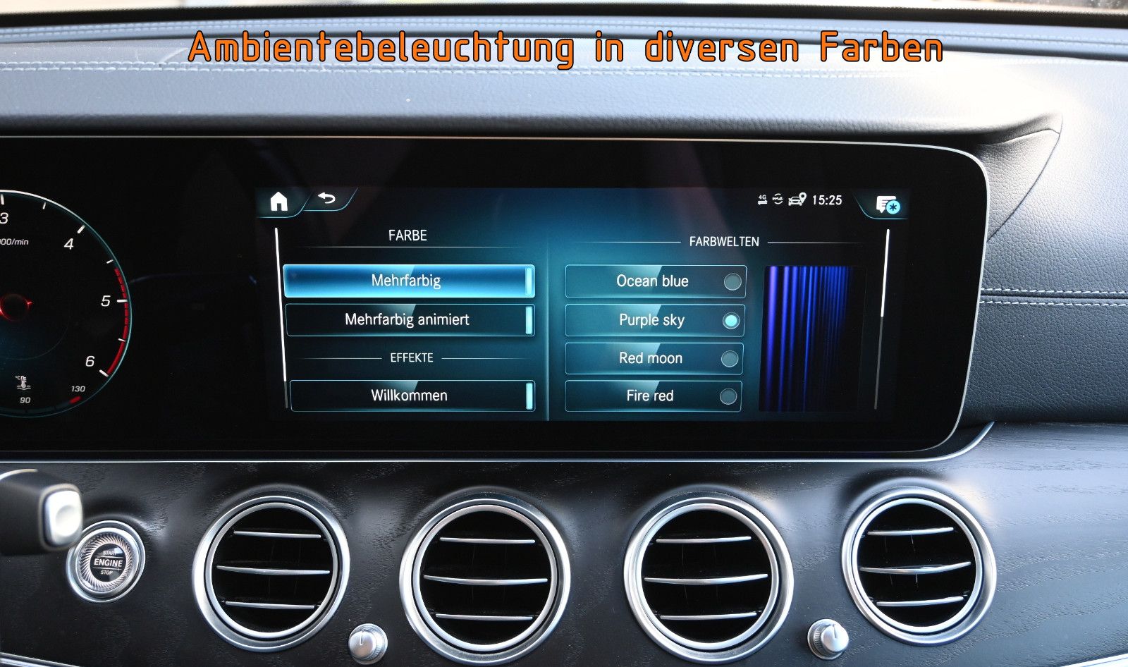 Fahrzeugabbildung Mercedes-Benz E 400 d 4M. T °ACC°AHK°AIRMATIC°MEMO°STHZG°360°