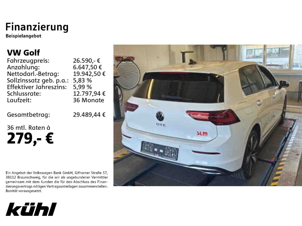 Volkswagen Golf 8 VIII GTE 1.4 TSI DSG IQ.Light ACC DCC Kam foto 2