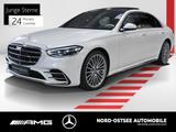 Mercedes-Benz S 580 4M AMG lang HUD PANO 360 BURMESTER - Mercedes-Benz S 580: Weiß