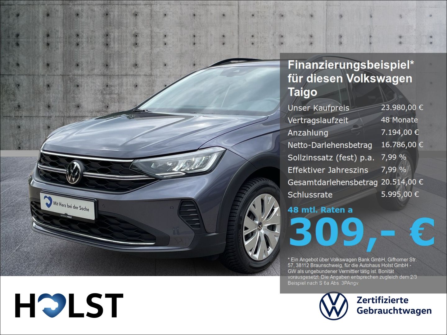 Volkswagen Taigo Life 1.0 TSI OPF 85 kW 116 PS 6-Gang
