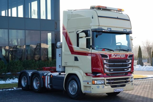 Scania R 580 / V8 / 6x4 / DMC: 95.000 KG / I-PARK COOL/