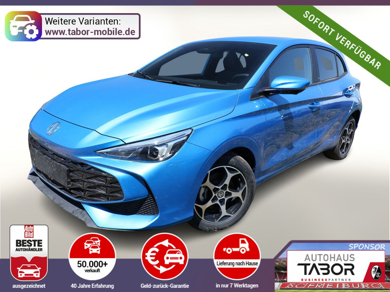 MG3 HEV+ Luxury ACC LED 360Kam SHZ TotW Nav 16Z
