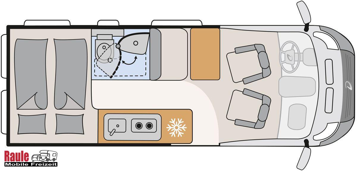 Dethleffs Globetrail Active Fiat 600 DS 