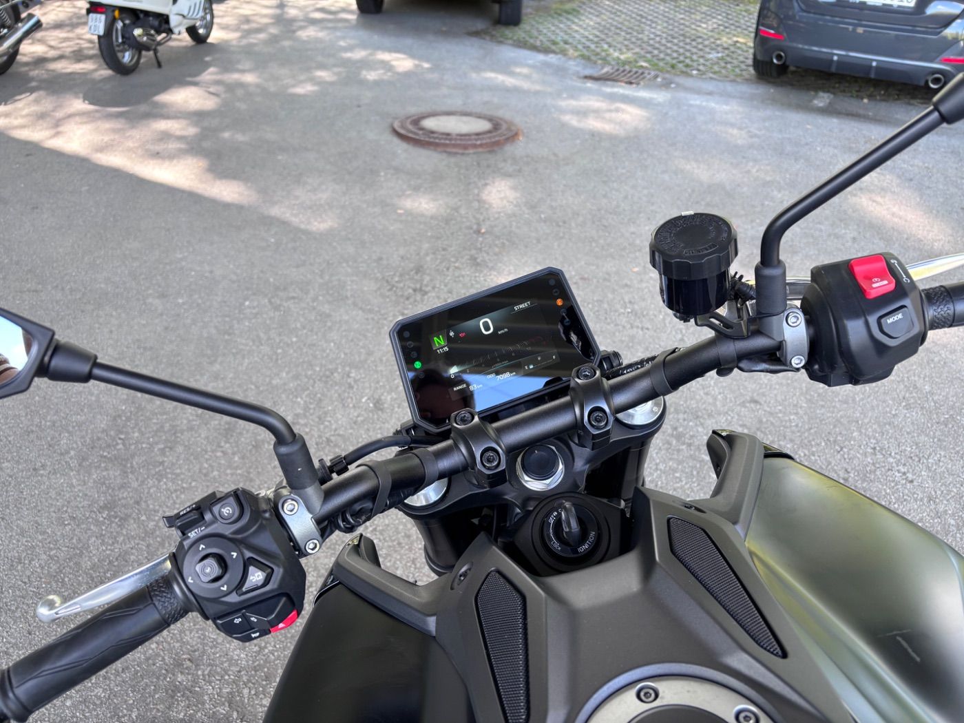 Fahrzeugabbildung Yamaha MT 09 Kurzen Kennzeichenhalter