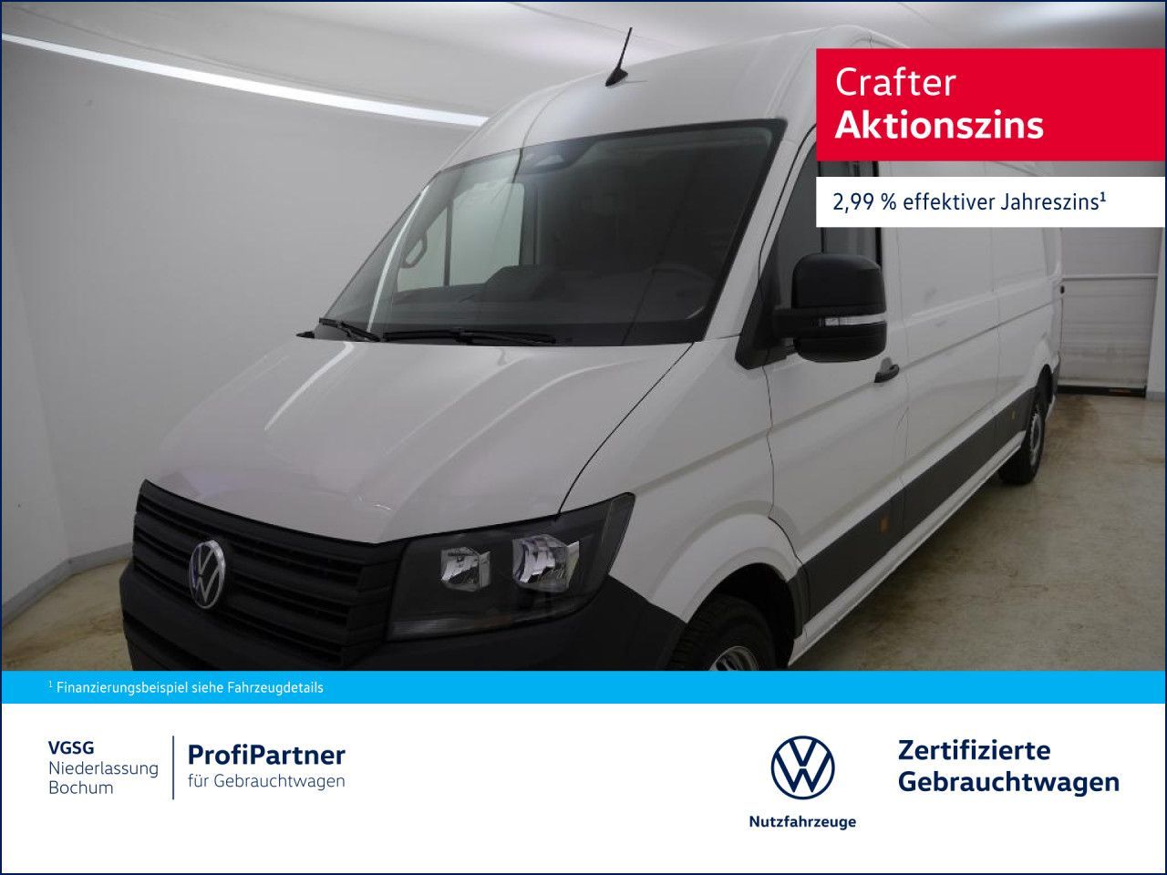 Volkswagen Crafter Kasten Lang Neues Modell AHK Kamera GJR