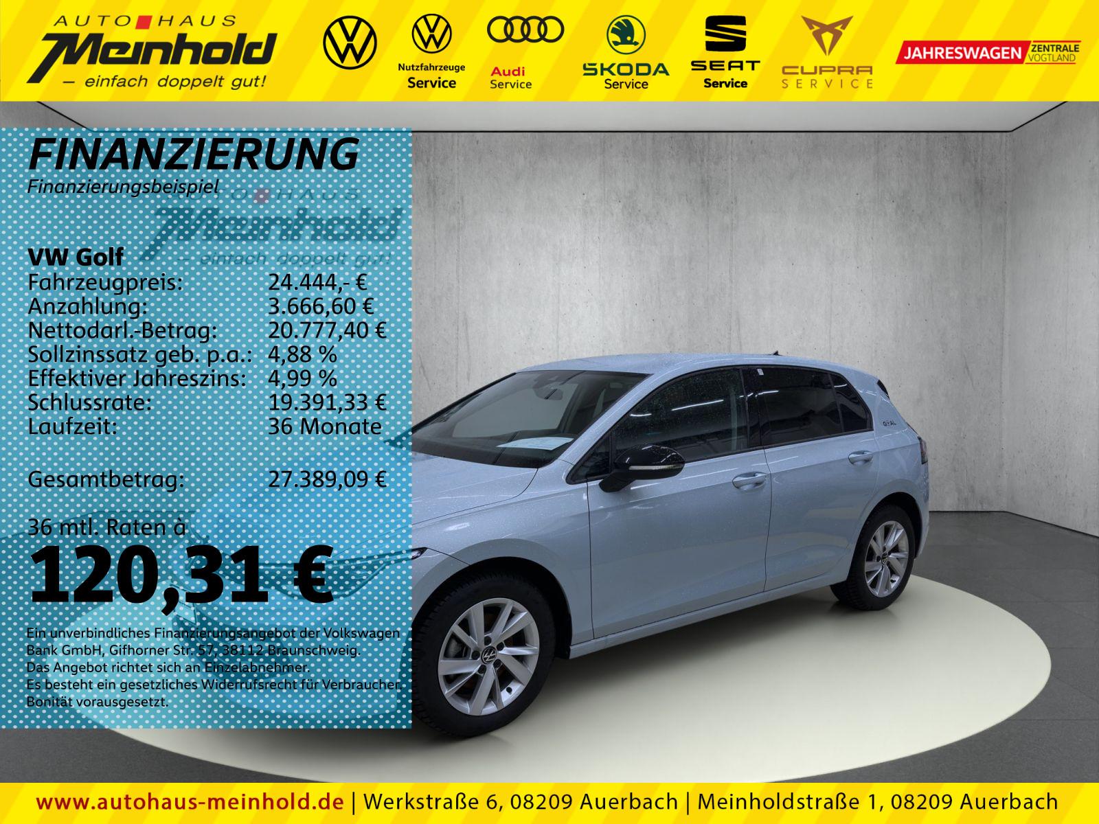 Volkswagen Golf 1.5 TSI DSG Goal, Matrix, Kamera, ACC, Side