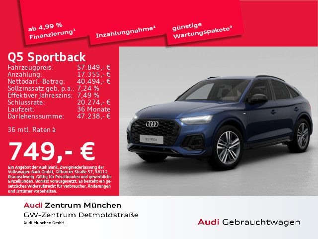 Audi Q5 Sportback 55 TFSI e qu. S tronic S line AHK/M