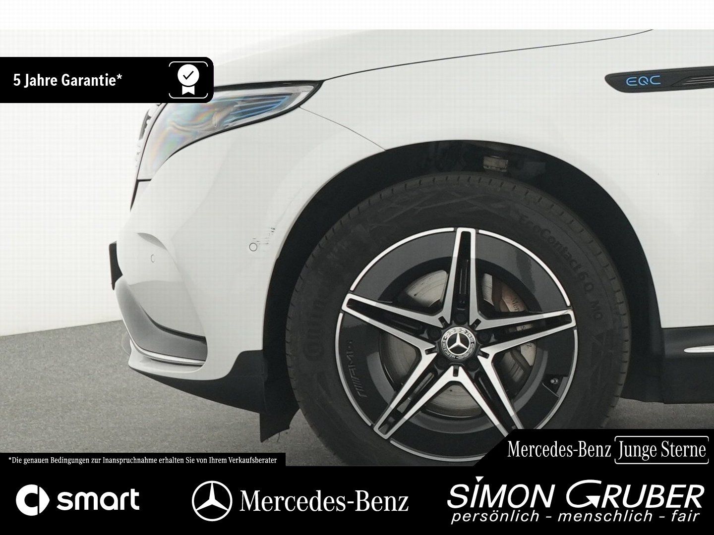Fahrzeugabbildung Mercedes-Benz EQC 400 4M AMG Designo Leder SD Distronic KeyGo