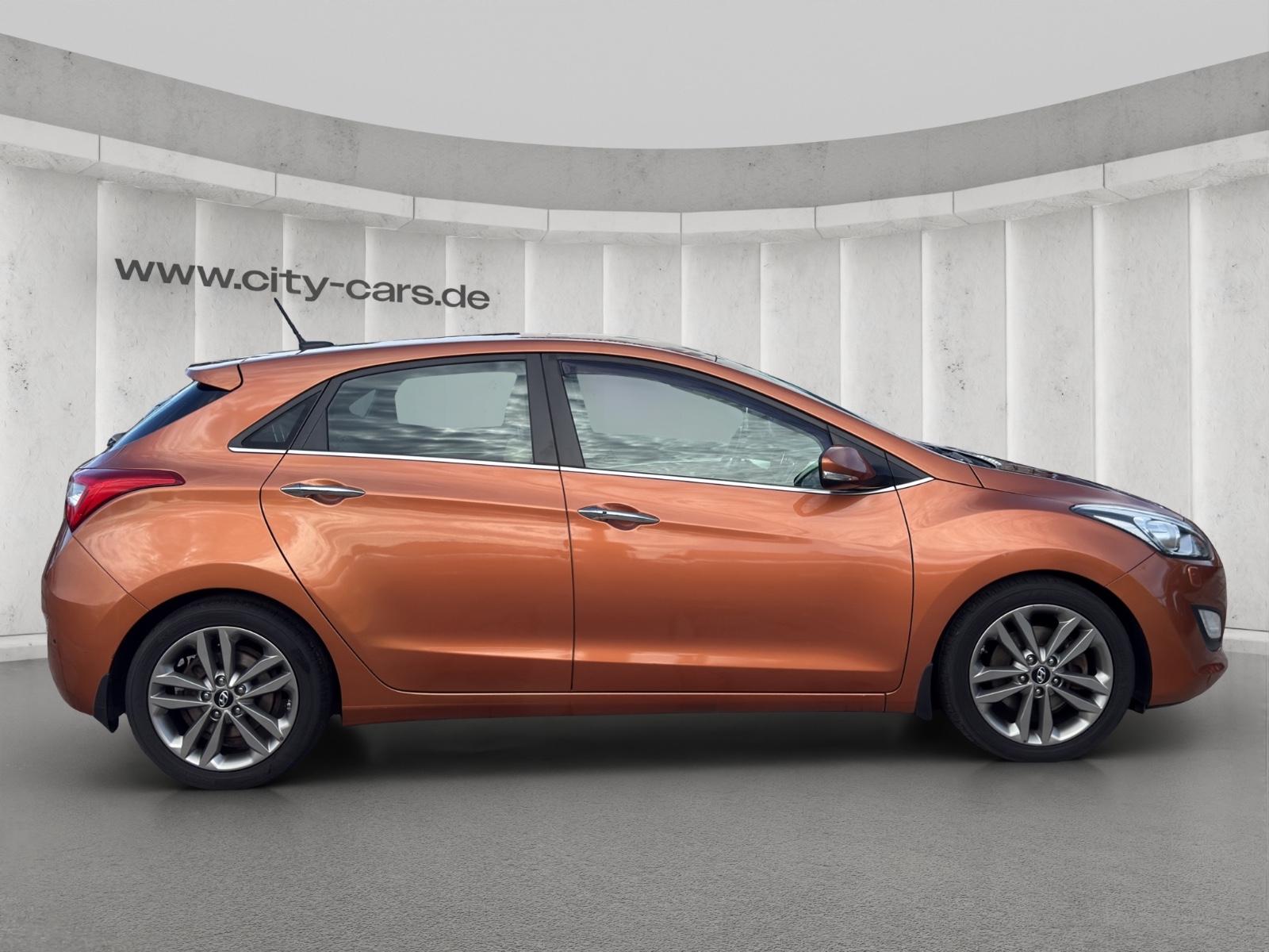 Hyundai i30 blue Premium*Autom.*Leder*1.Hand*Scheckheft*