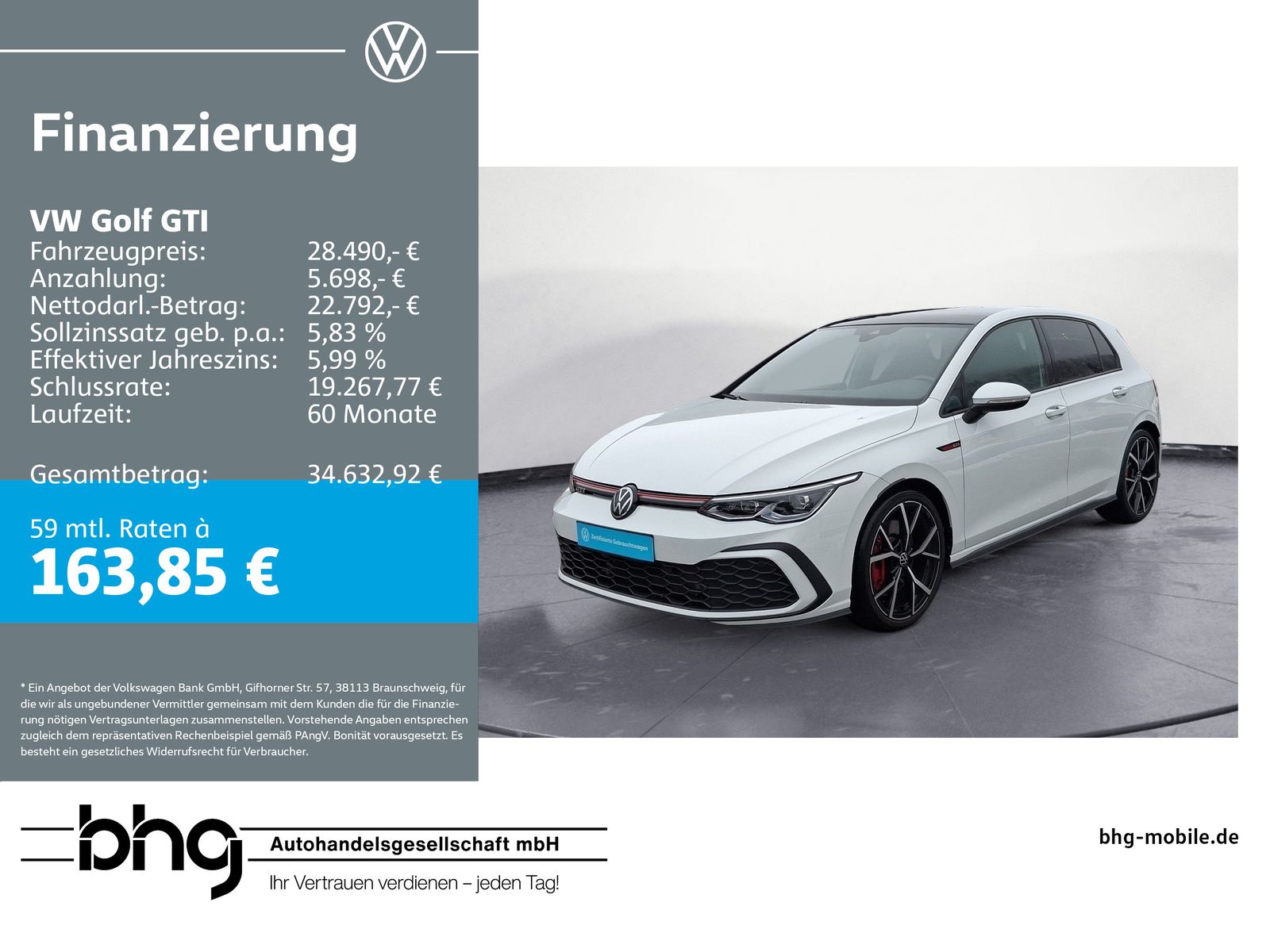 Volkswagen Golf GTI 2.0 TSI DSG #PANO #KEYLESS #19` ESTORIL