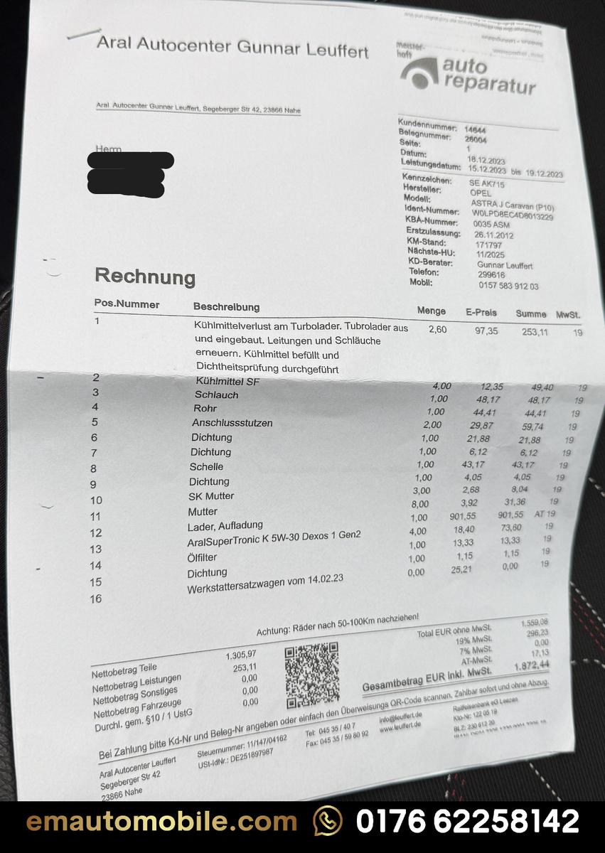 Opel Astra 2012 — photo 16