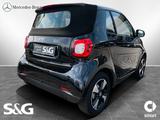 Smart ForTwo cabrio passion Einparkh hi+Sitzhzg+Tempo - mit Elektro-Antrieb: Schwarz, Cabrio