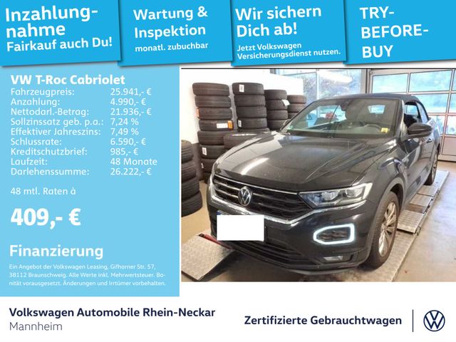 Volkswagen T-Roc Cabriolet 1.5 TSI R-Line DSG Leder AHK Nav