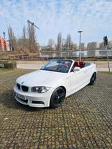 BMW CABRIO 1er Weiß Rot M Paket wenig KM 1... - BMW: 1er M Paket