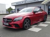 Mercedes-Benz C 180 COUPE*AMG LINE*NAVI*RFK*LED*SHZG*CAR PLAY* - rote Mercedes-Benz C 180