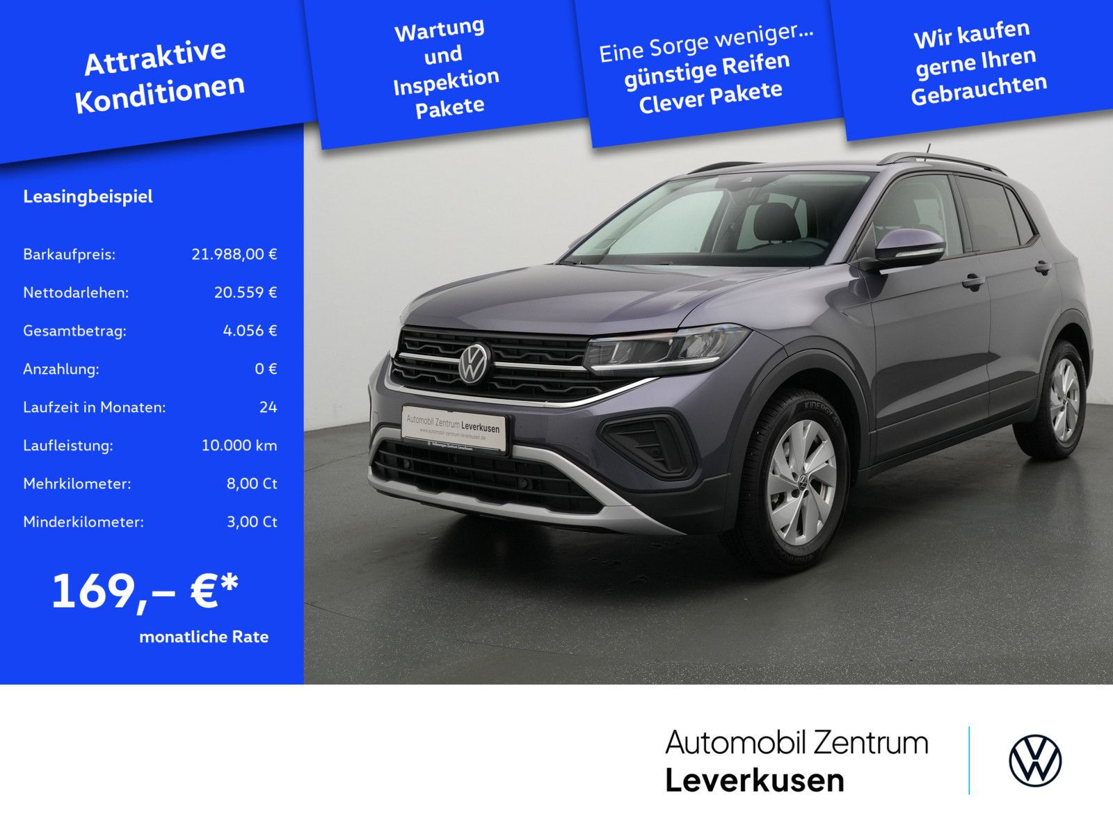 Volkswagen T-Cross Life NAVI VIRT ACC CARPLAY LED SHZ PDC