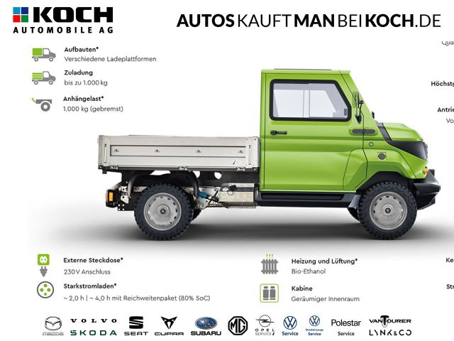 Jiný aCar Select Pritsche 4x4 elektro 20kW Top