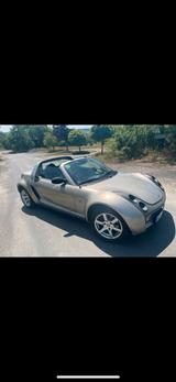 Smart Roadster 452 TÜV 02/27- KLima-Sitzheizung - mit Benzin-Antrieb: Beige, Teilleder, Cabrio