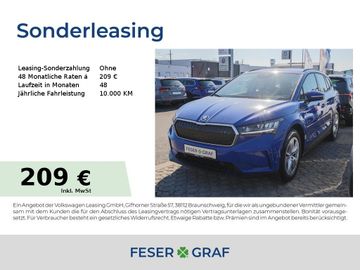 Skoda Leasingangebot: Skoda Enyaq iV 50 Loft Alu 19" GRA LED Navi PDC RüKa