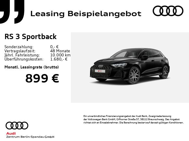 Audi RS3 Sportback *MATRIX*PANO*SONOS*NAV+*HuD*ACC*